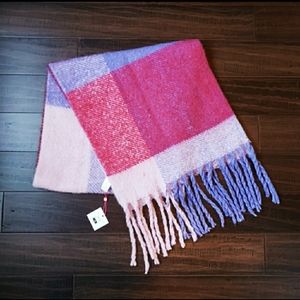 NEW Savida Chunky Soft Trendy Colorblocked Scarf NWT